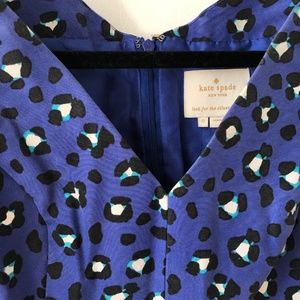 kate spade Dresses - Kate Spade Cyber Cheetah Dawson Dress Blue 0 kate spade Dresses - Kate Spade Cyber Cheetah Dawson Dress Blue 0